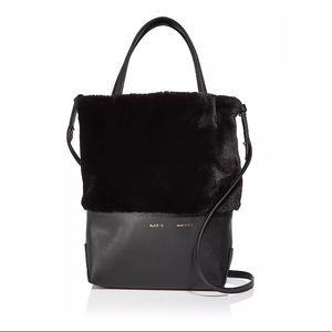 Alice.D small faux fur tote